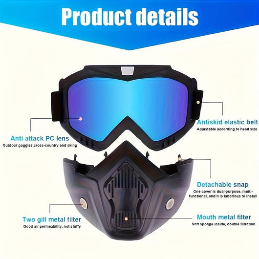 Full-Face Protective Goggle for Yard Work & DIY